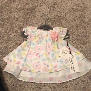 NEW Pippa & Julie floral dress 6 months